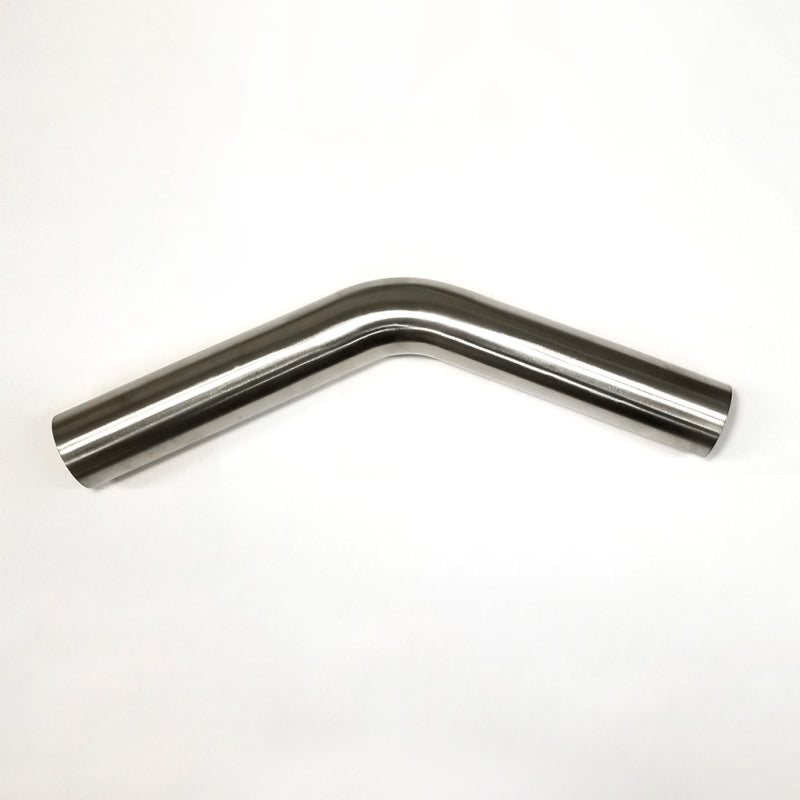 Stainless Bros 1.75in Diameter 1.5D / 2.62.0in CLR 45 Degree Bend 6.5in leg/6.5in leg Mandrel Bend Stainless Bros Steel Tubing  AXOPROS