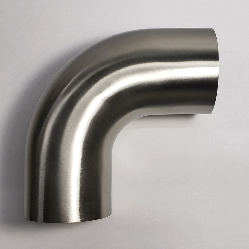 Stainless Bros 1D / 1.75in CLR 90 Degree Bend 2in Leg Mandrel Bend Stainless Bros Steel Tubing  AXOPROS