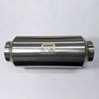 Stainless Bros 3.0in x 12.0in OAL Lightweight Muffler - Polished Stainless Bros Muffler  AXOPROS