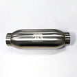 Stainless Bros 4in Body x 12.0in Length 3in Inlet/Outlet Bullet Resonator Stainless Bros Resonators  AXOPROS