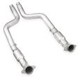 Stainless Works 15-21 Dodge Challenger/Charger 6.2L/6.4L High-Flow Catted Midpipe Kit 3in Stainless Works Connecting Pipes  AXOPROS