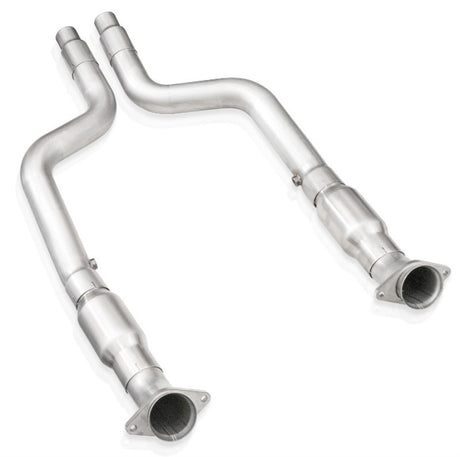 Stainless Works 15-21 Dodge Challenger/Charger 6.2L/6.4L High-Flow Catted Midpipe Kit 3in Stainless Works Connecting Pipes  AXOPROS