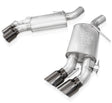 Stainless Works 16-21 Camaro SS 3in Redline Factory Connect Axle Back w/Valve - 4in Quad Black Tips Stainless Works Axle Back  AXOPROS