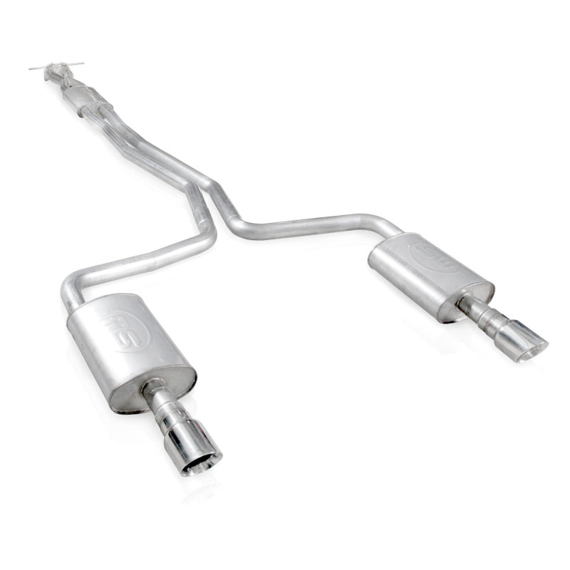 Stainless Works 2010-18 Ford Taurus SHO V6 2-1/2in Catback Chambered Mufflers X-Pipe Stainless Works Catback  AXOPROS