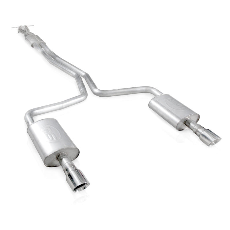 Stainless Works 2010-18 Ford Taurus SHO V6 2-1/2in Catback Chambered Mufflers X-Pipe Stainless Works Catback  AXOPROS