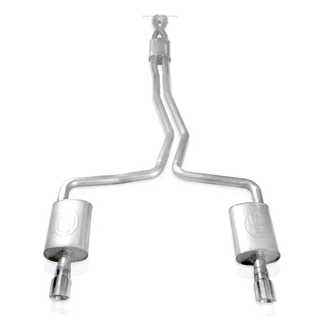 Stainless Works 2010-18 Ford Taurus SHO V6 2-1/2in Catback Chambered Mufflers X-Pipe Stainless Works Catback  AXOPROS