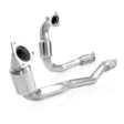 Stainless Works 2010-18 Ford Taurus SHO V6 Downpipe High-Flow Cats Stainless Works Downpipes  AXOPROS