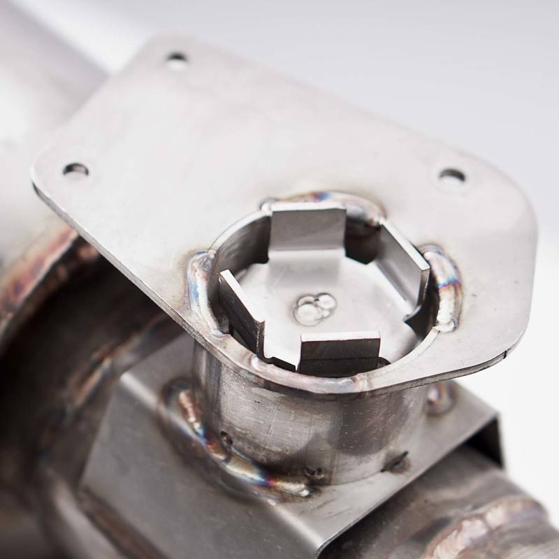 Stainless Works 2016+ Chevy Camaro SS 3in Redline Factory Connect Axle Back w/Valve & 4in Quad Tips Stainless Works Axle Back  AXOPROS