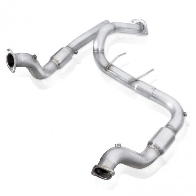 Stainless Works 2017 F-150 Raptor 3.5L 3in Downpipe High-Flow Cats Factory Connection Stainless Works Downpipes  AXOPROS
