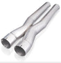 Stainless Works 3in X-Pipe (Parallel) w/ 4.125in Center-to-Center - 3in ID Expanded Inlets Stainless Works Connecting Pipes  AXOPROS