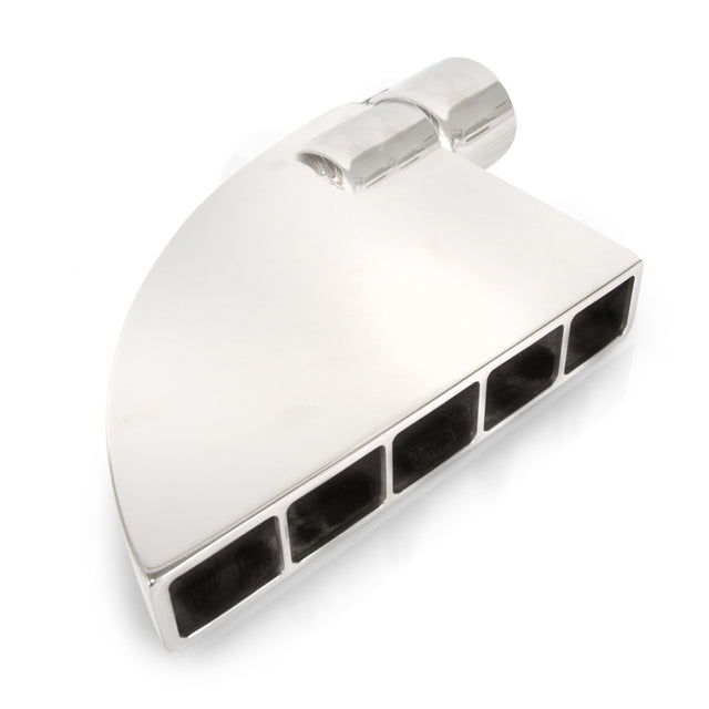 Stainless Works Boxxter Exhaust Tips 2 1/2in ID Inlet 1.5in x 8.5in 90 Degree Stainless Works Tips  AXOPROS