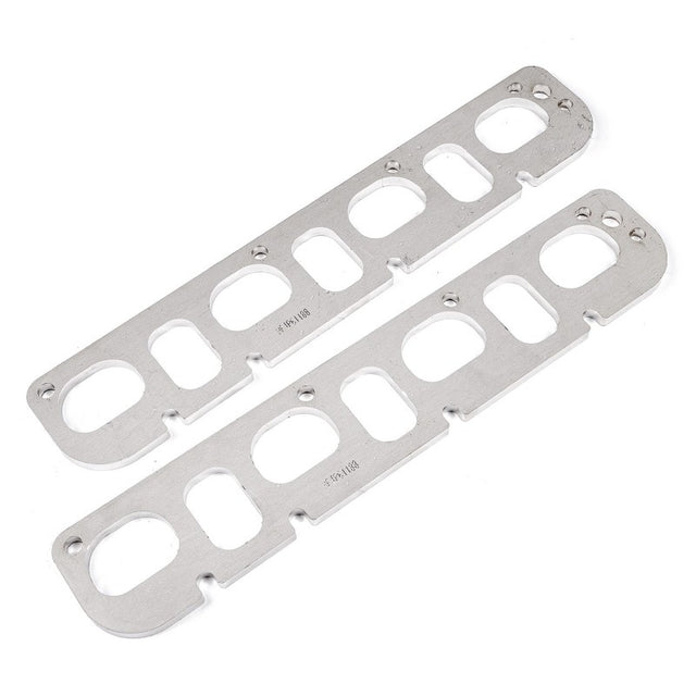 Stainless Works Hemi 5.7L/6.1L/6.4L D-Port Shaped Header 304SS Exhaust Flanges 1-7/8in Primaries Stainless Works Flanges  AXOPROS