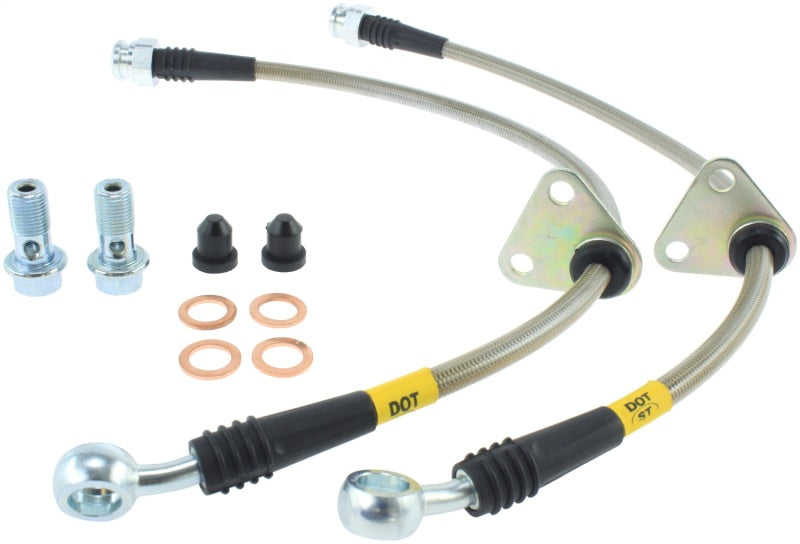 StopTech 00-05 Honda S2000 Rear SS Brake Lines Stoptech Brake Line Kits  AXOPROS