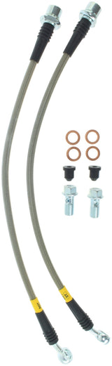 StopTech 00-05 Lexus IS300 / 02-08 SC430 Front Stainless Steel Brake Lines Stoptech Brake Line Kits  AXOPROS