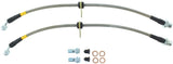 StopTech 00-05 Toyota MR2 Spyder Rear Stainless Steel Brake Lines Stoptech Brake Line Kits  AXOPROS