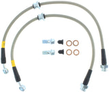 StopTech 00-06 Nissan Sentra Stainless Steel Front Brake Lines Stoptech Brake Line Kits  AXOPROS