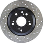 StopTech 00-09 S2000 Slotted & Drilled Left Rear Rotor Stoptech Brake Rotors - Slot & Drilled  AXOPROS