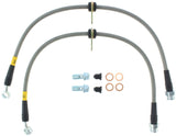 StopTech 02-06 Acura RSX / 04-09 TSX / 03-07 Accord / 09 Accord Coupe & Sedan Rear SS Brake Lines Stoptech Brake Line Kits  AXOPROS