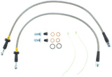 StopTech 02-06 Mini & Mini S Stainless Steel Front Brake Line Kit Stoptech Brake Line Kits  AXOPROS
