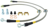 StopTech 02-07 WRX Stainless Steel Rear Brake Lines Stoptech Brake Line Kits  AXOPROS