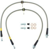 StopTech 02-12 Toyota Camry Coupe/Sedan / 04-08 Solara Rear Stainless Steel Brake Lines Stoptech Brake Line Kits  AXOPROS