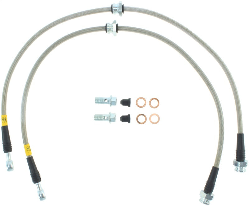 StopTech 03-08 Infiniti FX35/FX45/FX50 Stainless Steel Front Brake Lines Stoptech Brake Line Kits  AXOPROS