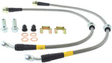 StopTech 04-07 STi Stainless Steel Rear Brake Lines Stoptech Brake Line Kits  AXOPROS