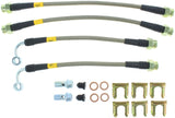 StopTech 05-06 LGT Stainless Steel Rear Brake Lines (4 Line Kit) Stoptech Brake Line Kits  AXOPROS