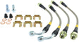 StopTech 05-06 LGT Stainless Steel Rear Brake Lines (4 Line Kit) Stoptech Brake Line Kits  AXOPROS