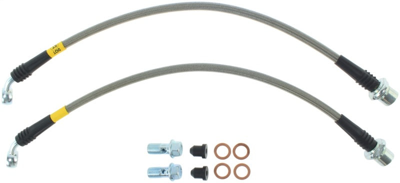 StopTech 06-08 Lexus IS350 / 06 GS300/GS430 Stainless Steel Front Brake Lines Stoptech Brake Line Kits  AXOPROS