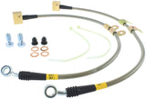 StopTech 06-09 Chevy Trailblazer Stainless Steel Front Brake Lines Stoptech Brake Line Kits  AXOPROS