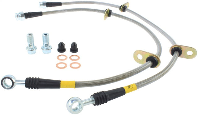 StopTech 06-09 Honda S2000 Front SS Brake Lines Stoptech Brake Line Kits  AXOPROS