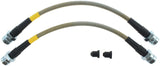 StopTech 06-12 Audi A3/08-13 TT Quattro / 05-12 VW Jetta Rear Stainless Steel Brake Line Kit Stoptech Brake Line Kits  AXOPROS