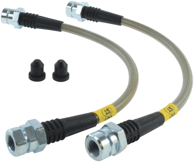 StopTech 06-12 Audi A3/08-13 TT Quattro / 05-12 VW Jetta Rear Stainless Steel Brake Line Kit Stoptech Brake Line Kits  AXOPROS