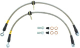 StopTech 06-14 Honda Ridgeline Stainless Steel Front Brake lines Stoptech Brake Line Kits  AXOPROS