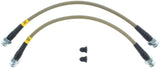 StopTech 07-08 Honda Fit Stainless Steel Rear Brake Lines Stoptech Brake Line Kits  AXOPROS