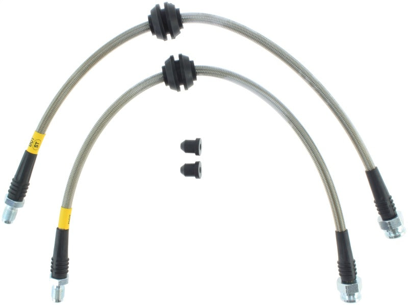 StopTech 07-09 Mazdaspeed3 / 04-07 Mazda 3 Stainless Steel Rear Brake Lines Stoptech Brake Line Kits  AXOPROS