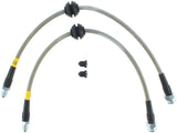 StopTech 07-09 Mazdaspeed3 / 04-07 Mazda 3 Stainless Steel Rear Brake Lines Stoptech Brake Line Kits  AXOPROS