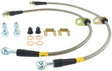 StopTech 08-09 Subaru STi / 13 Subaru BRZ / 13 Scion FR-S Stainless Steel Rear Brake Lines Stoptech Brake Line Kits  AXOPROS