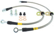 StopTech 08-10 EVO X AWD Stainless Steel Rear Brake Lines Stoptech Brake Line Kits  AXOPROS