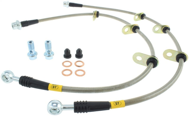 StopTech 08-12 Toyota Sequoia Rear Stainless Steel Brake Lines Stoptech Brake Line Kits  AXOPROS