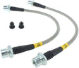 StopTech 08-12 Toyota Sequoia/07-12 Tundra Front Stainless Steel Brake Lines Stoptech Brake Line Kits  AXOPROS