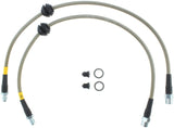 StopTech 08-13 Mini Cooper / 11-14 Mini Countryman Stainless Steel Front Brake Lines Stoptech Brake Line Kits  AXOPROS