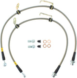 StopTech 08+ Scion xB Front Stainless Steel Brake Lines Stoptech Brake Line Kits  AXOPROS