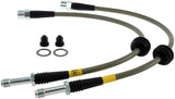 StopTech 09 Audi A4 Sedan / 08-10 A5-S5 Rear Stainless Steel Brake Line Kit Stoptech Brake Line Kits  AXOPROS
