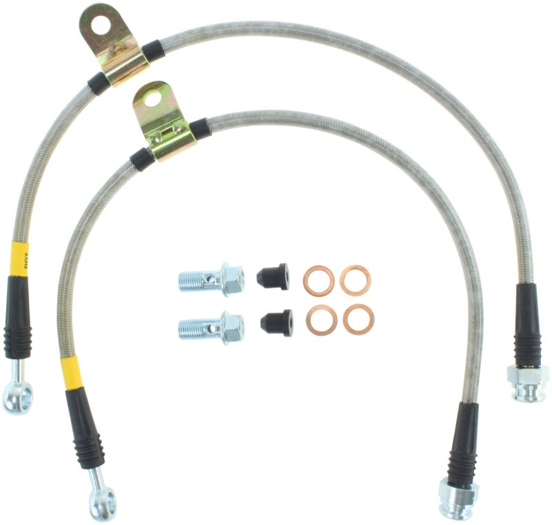 StopTech 10 Hyundai Genesis Front Stainless Steel Brake Lines Stoptech Brake Line Kits  AXOPROS