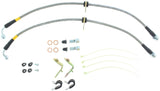 StopTech 11-14 Ford Mustang GT 5.0L V8 Stainless Steel Front Brake Lines Stoptech Brake Line Kits  AXOPROS