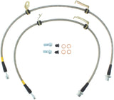 StopTech 11-17 Lexus CT200h Stainless Steel Front Brake Lines Stoptech Brake Line Kits  AXOPROS