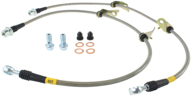 StopTech 11-17 Lexus CT200h Stainless Steel Front Brake Lines Stoptech Brake Line Kits  AXOPROS