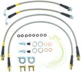 StopTech 12-14 Ford Raptor Stainless Steel Rear Brake Lines Stoptech Brake Line Kits  AXOPROS